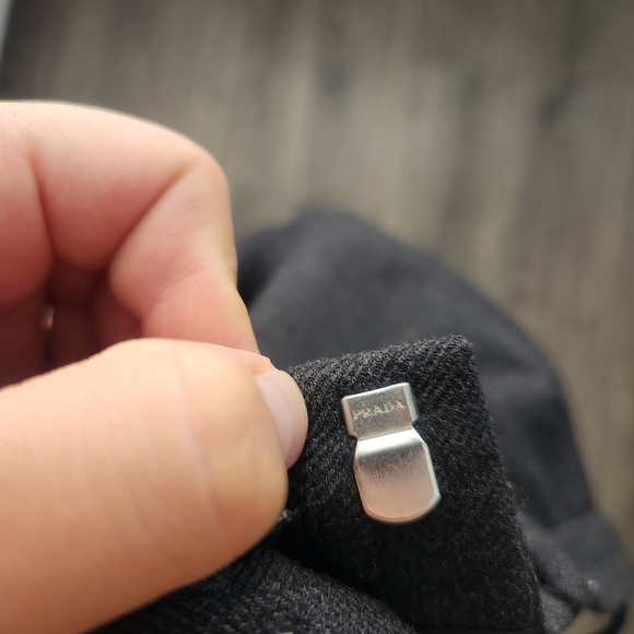 Prada Gray Wool Trouser Pants Slacks Straight Leg 38 - Picture 13 of 16